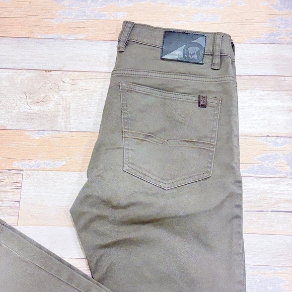 BUFFALO DAVID BITTON Sam slim straight green jeans - Picture 5 of 10